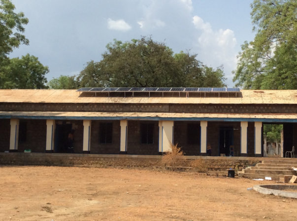 Juba Girls School solar panels.